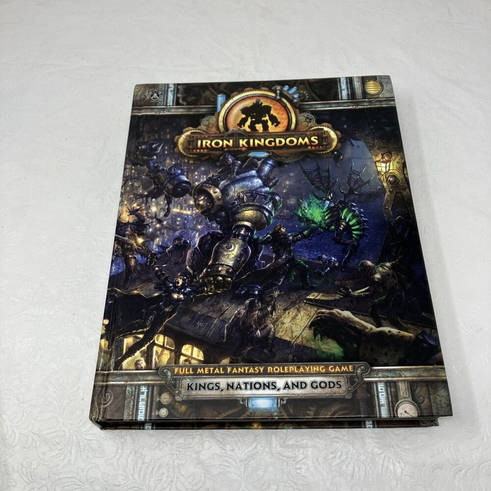 Iron Kingdoms Full Metal Fantasy Roleplaying Kings Nations And Gods Scourcebook